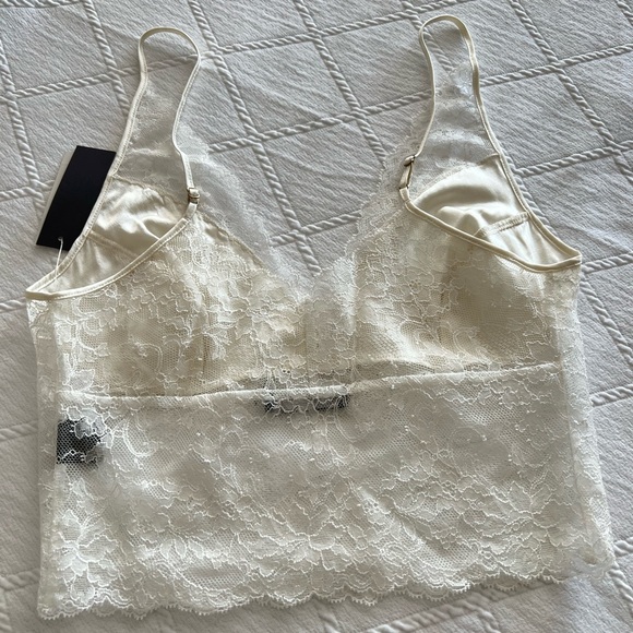 NWT JOSIE NATORI SLEEK LACE PJ SET - Picture 3 of 10